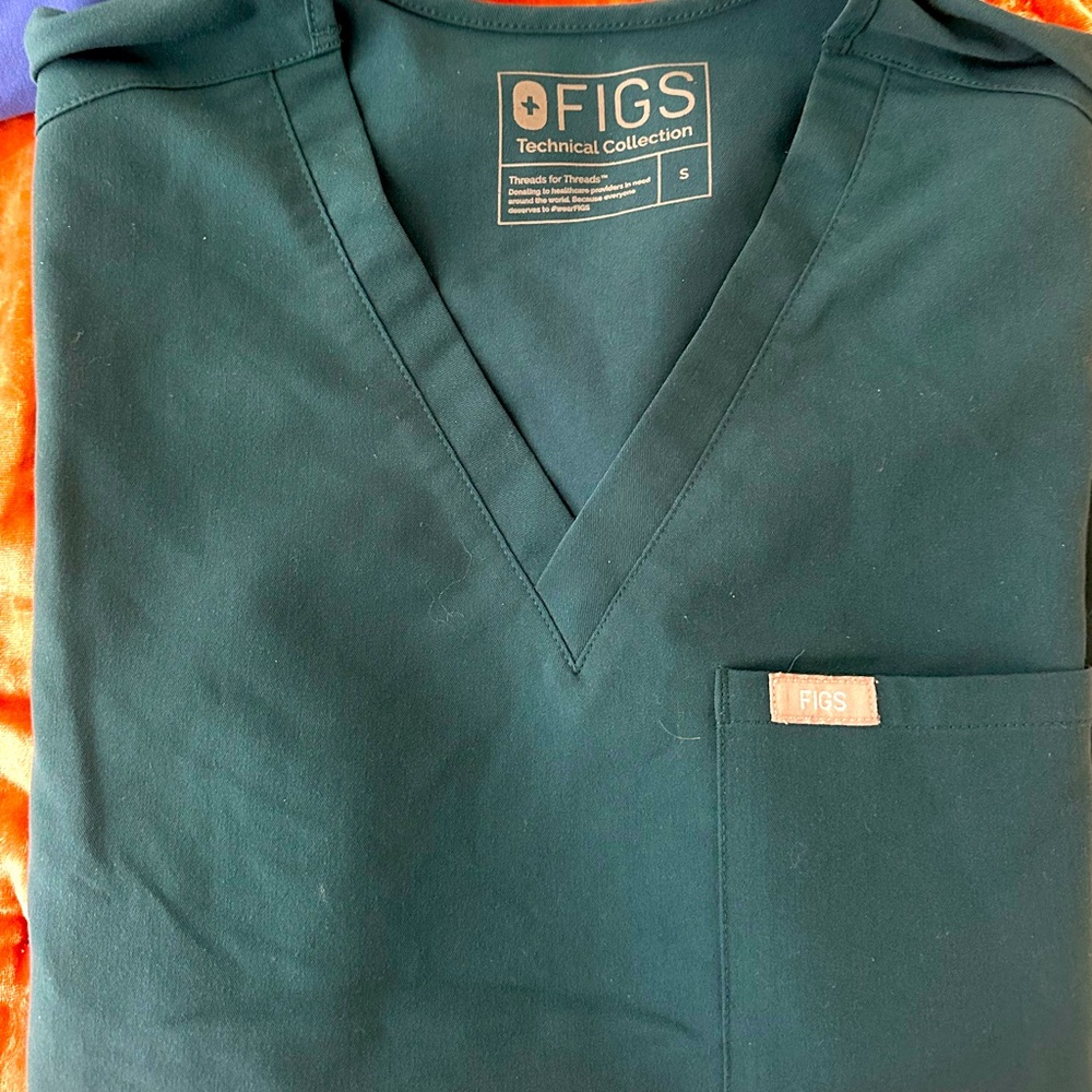Figs Caribbean blue size S